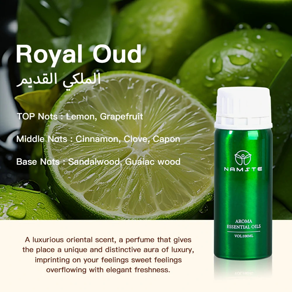 Namste Floral & Fruity 100ml Essential Oils - Fresh Floral & Sweet Fruit Scents for Home & Office