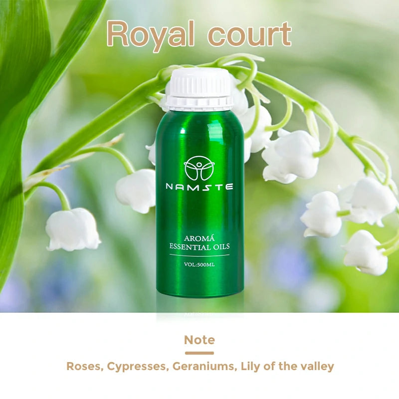 Namste Perfume Essential Oils 500ml Series - Luxurious Fragrances for Diffusers, Ideal for Home & Office Spaces