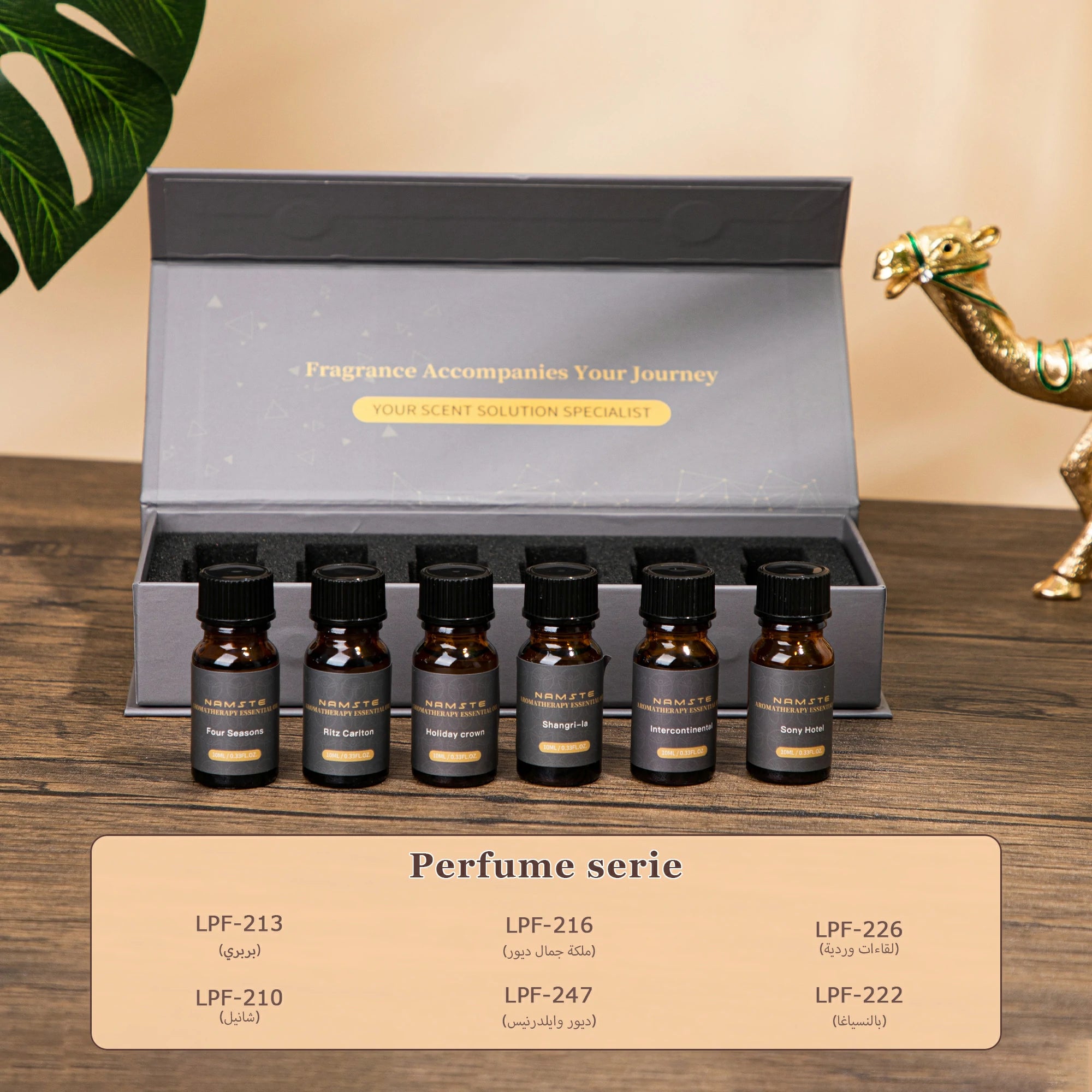 Luxury Car Air Freshener Oils 6-Pack – Premium 10ML Hotel Collection Scents for Diffusers & Humidifiers