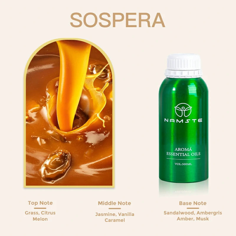 Namste Perfume Essential Oils 500ml Series - Create a Relaxing, Luxurious Ambience for Your Space