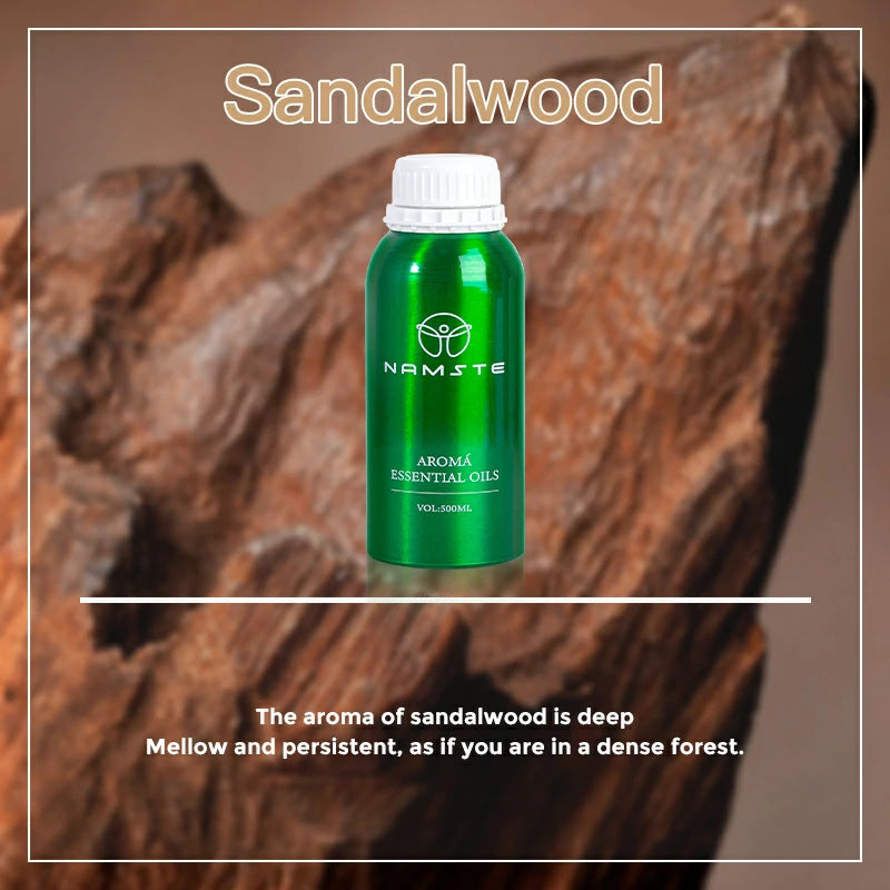 Namste Wooden Scent Series 500ml Essential Oil - Rich, Calming Wood Aromas for Diffusers
