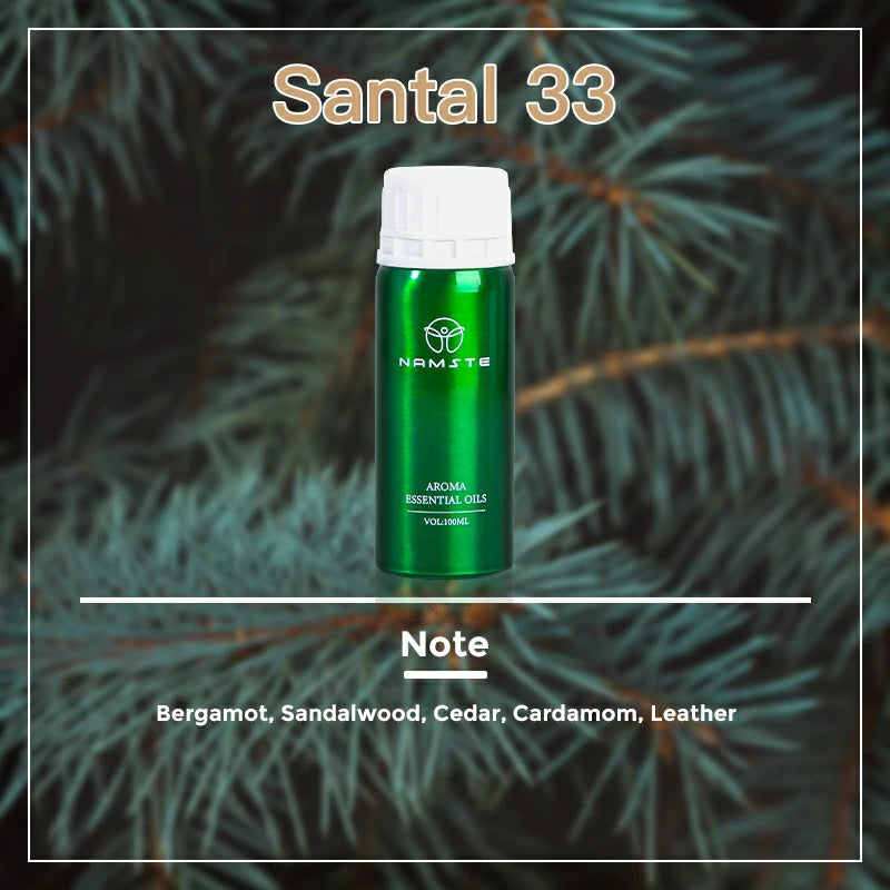Namste Wooden Scent Series 100ml Essential Oil - Rich, Calming Wood Aromas for Diffusers