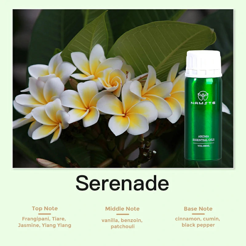 Namste Perfume Essential Oils 100ml Series - Luxurious Fragrances for Diffusers, Ideal for Home & Office Spaces