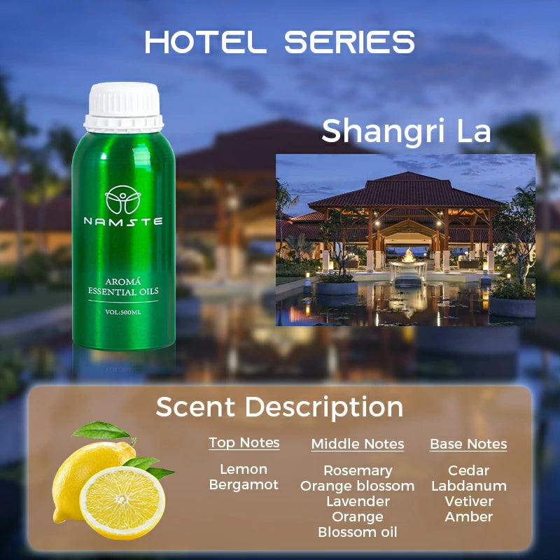 Namste Hotel Series Essential Oils 500ml - Premium Scents for Hotels, Spas & Luxury Spaces