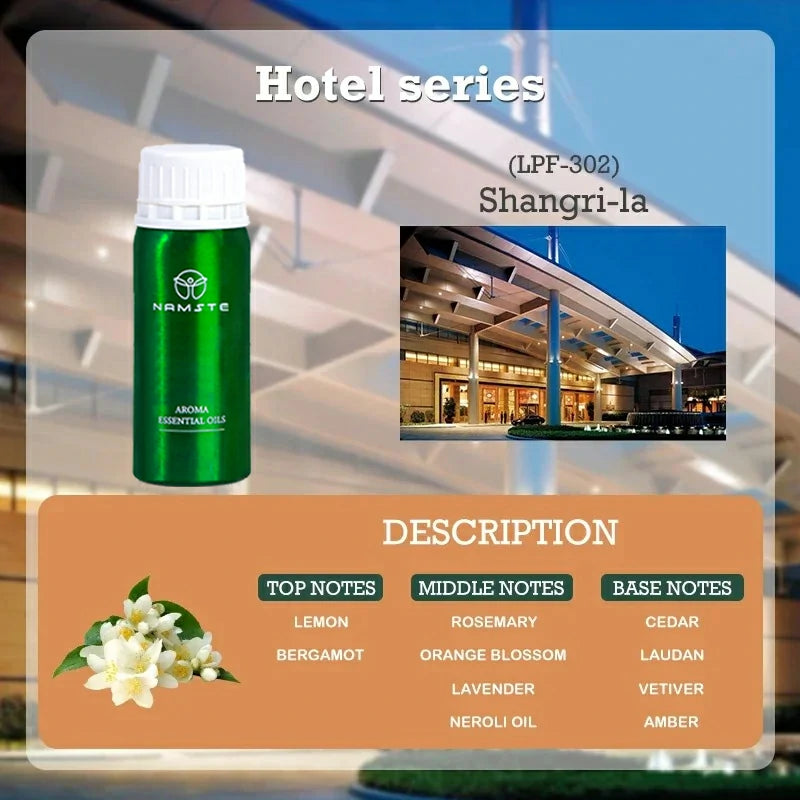 Namste Hotel Series Essential Oils 100ml - Premium Scents for Hotels, Spas & Luxury Spaces