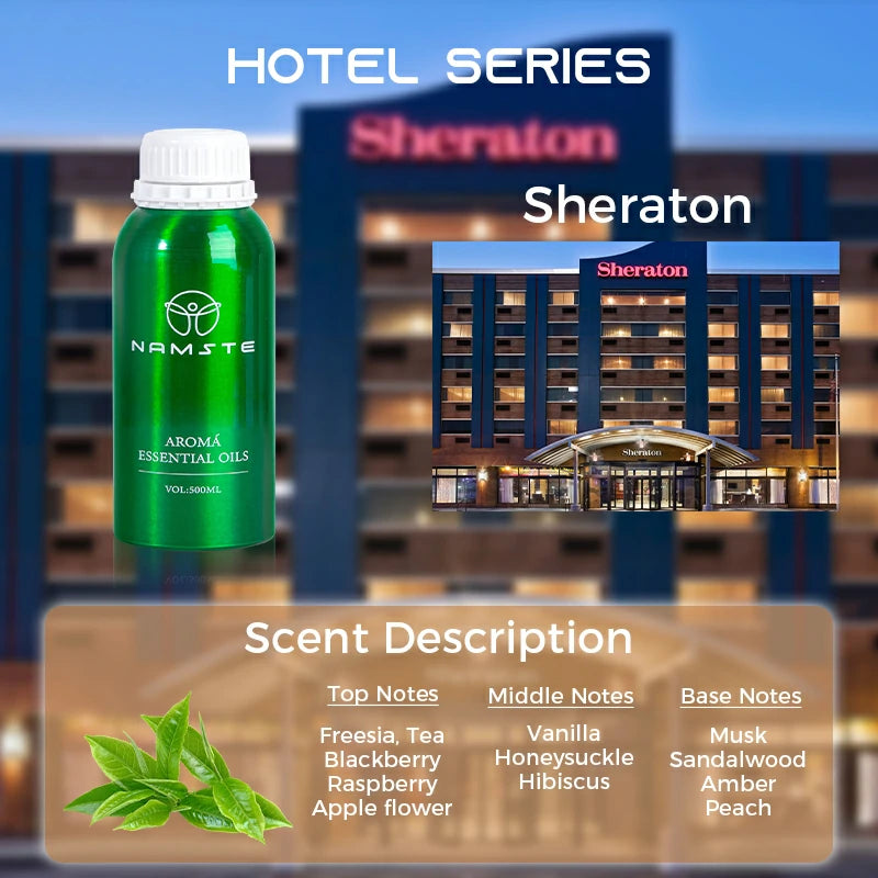 Namste Hotel Series Essential Oils 500ml - Premium Scents for Hotels, Spas & Luxury Spaces