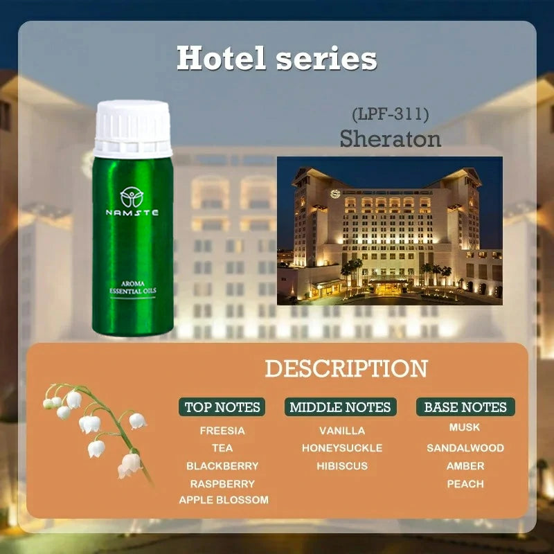 Namste Hotel Series Essential Oils 100ml - Premium Scents for Hotels, Spas & Luxury Spaces
