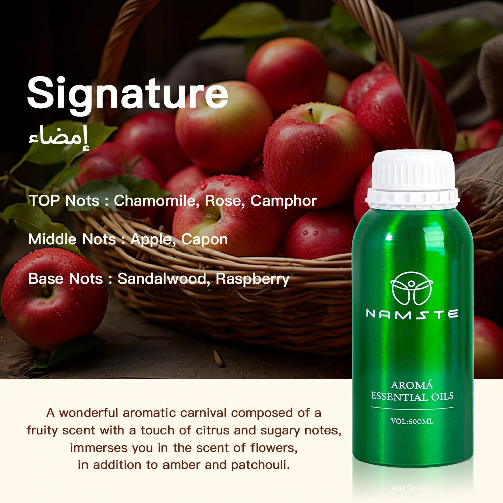 Namste Floral & Fruity 500ml Essential Oils - Fresh Floral & Sweet Fruit Scents for Home & Office