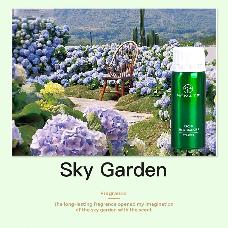 Namste Perfume Essential Oils 100ml Series - Luxurious Fragrances for Diffusers, Ideal for Home & Office Spaces