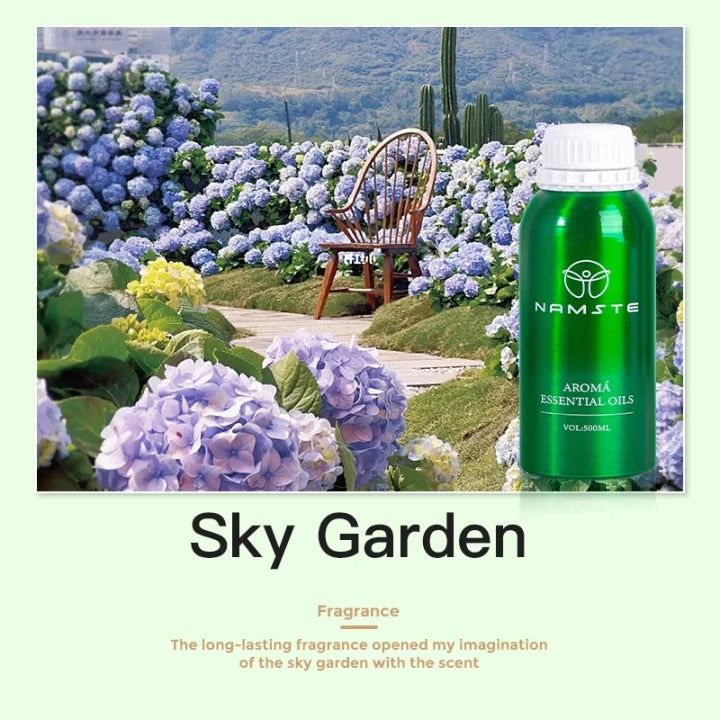 Namste Perfume Essential Oils 500ml Series - Luxurious Fragrances for Diffusers, Ideal for Home & Office Spaces