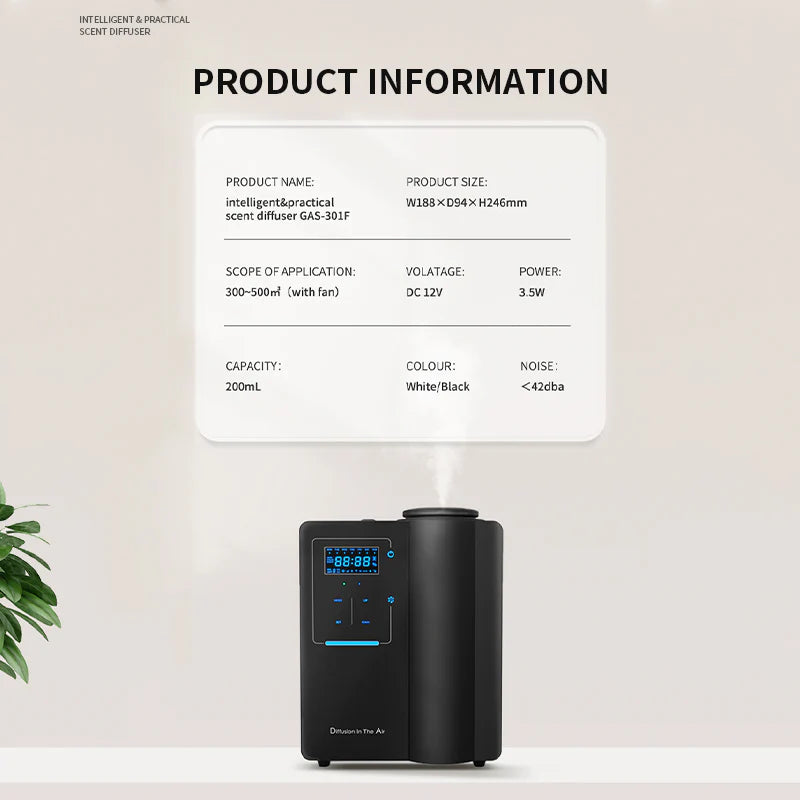 Namste Smart Aroma Diffuser – Bluetooth Control & Touchscreen for Medium Spaces (In Stock)