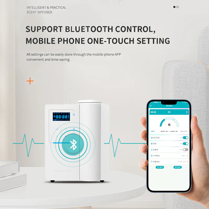 Namste Smart Aroma Diffuser – Bluetooth Control & Touchscreen for Medium Spaces (In Stock)