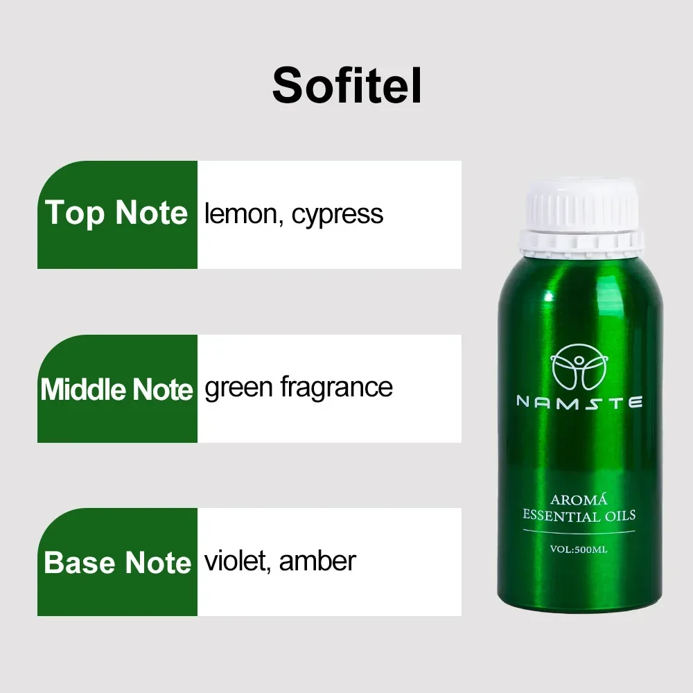 500ML Essential Oils for Aroma Diffuser – Room Air Freshener for Hotels and Home