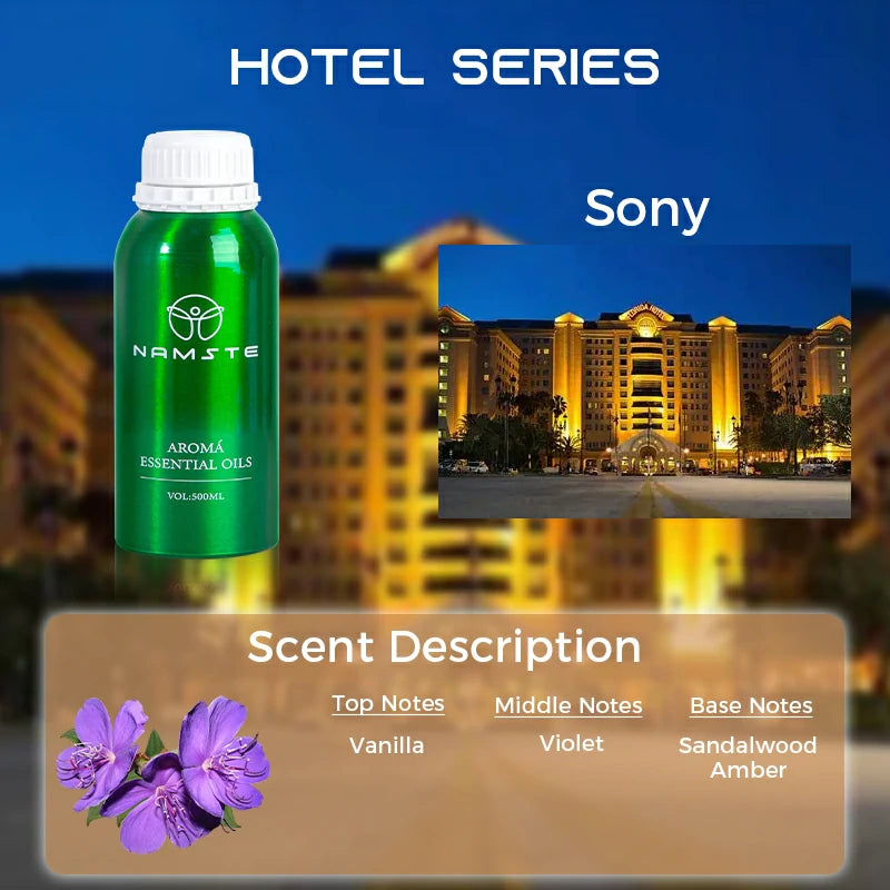 Namste Hotel Series Essential Oils 500ml - Premium Scents for Hotels, Spas & Luxury Spaces