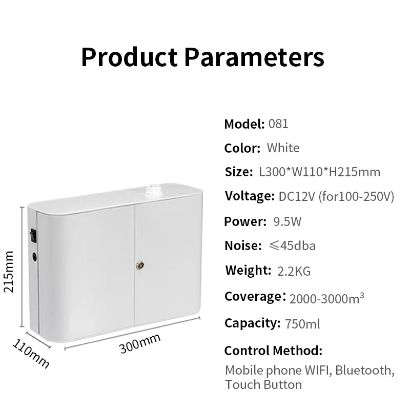 Namste Large Square Diffuser – Smart Control for Commercial Spaces
