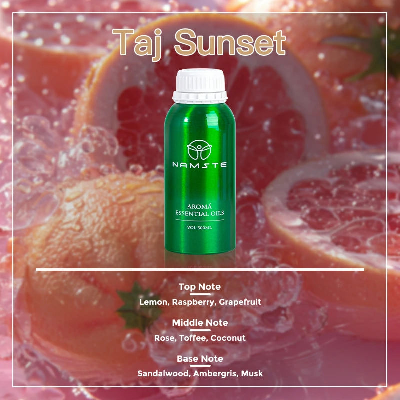 Namste Perfume Essential Oils 500ml Series - Luxurious Fragrances for Diffusers, Ideal for Home & Office Spaces