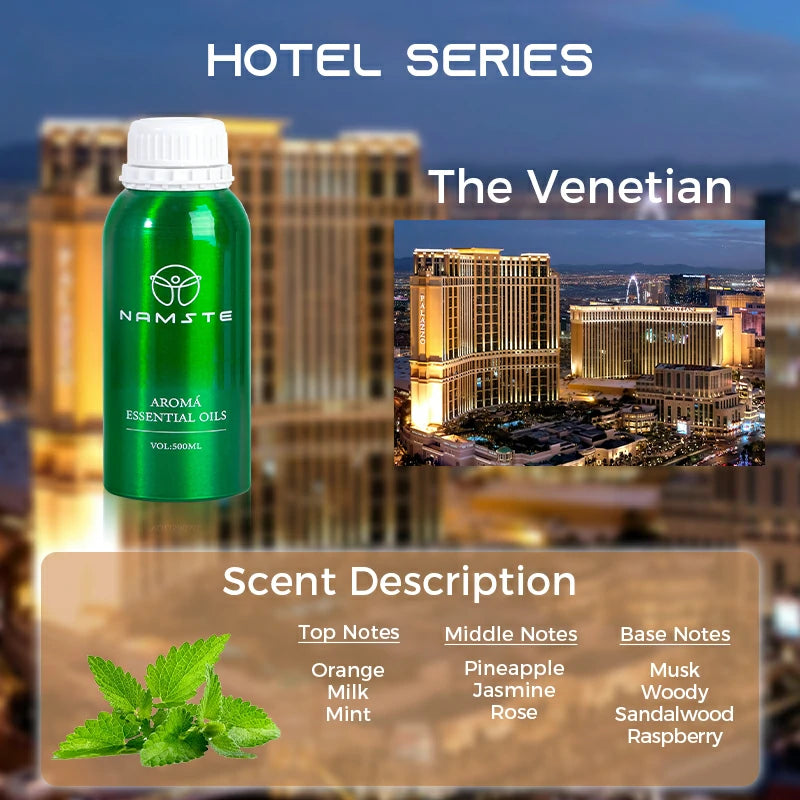 Namste Hotel Series Essential Oils 500ml - Premium Scents for Hotels, Spas & Luxury Spaces