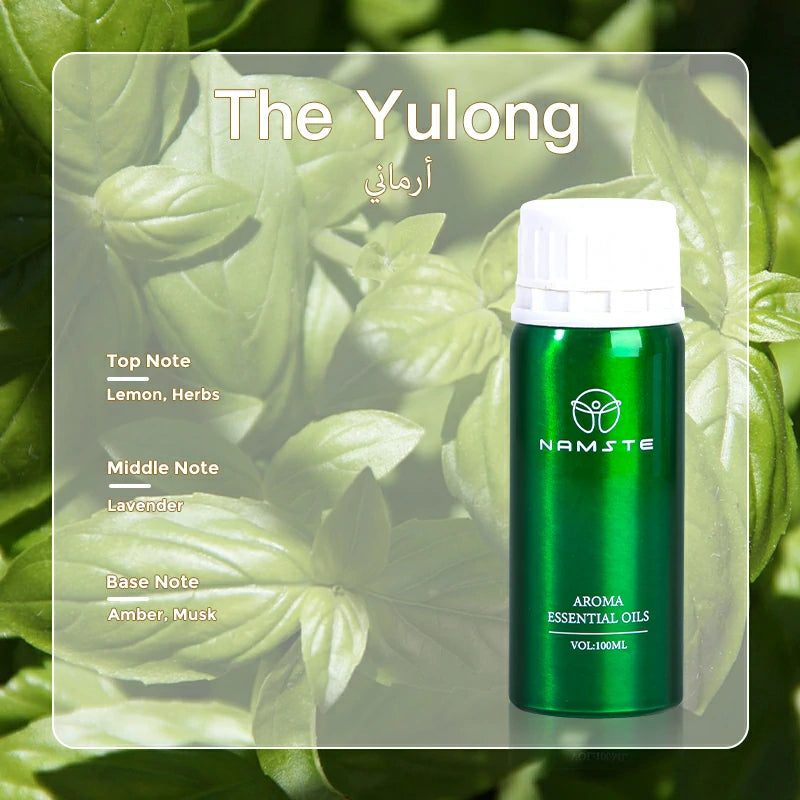 Namste Perfume Essential Oils 100ml Series - Luxurious Fragrances for Diffusers, Ideal for Home & Office Spaces