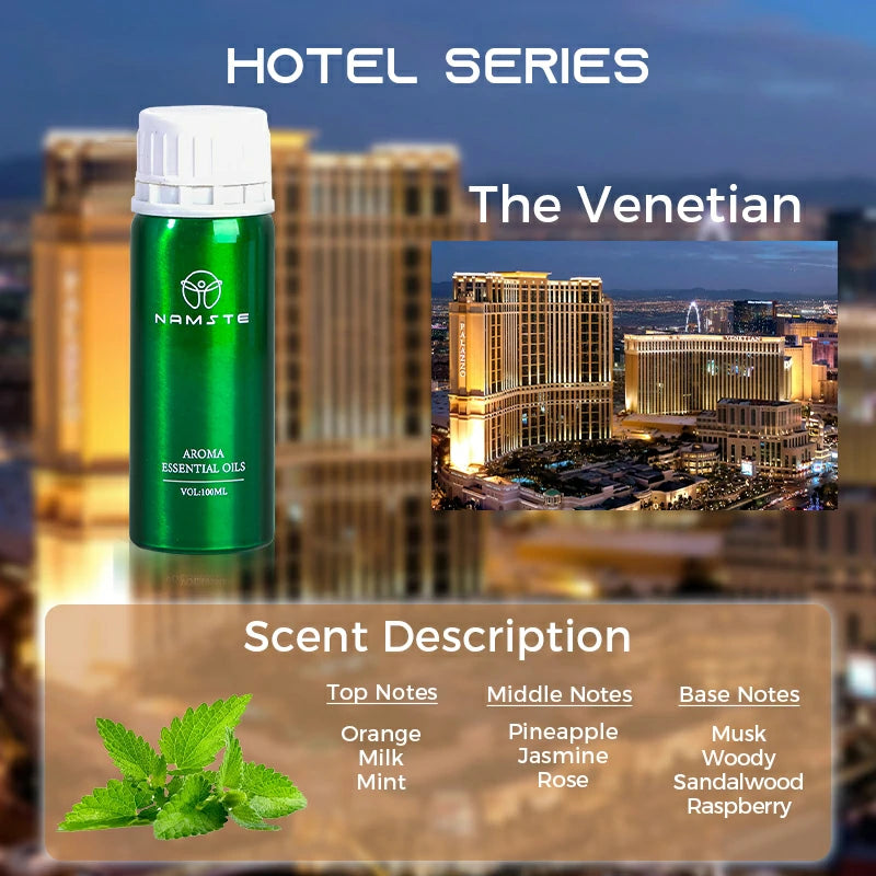 Namste Hotel Series Essential Oils 100ml - Premium Scents for Hotels, Spas & Luxury Spaces