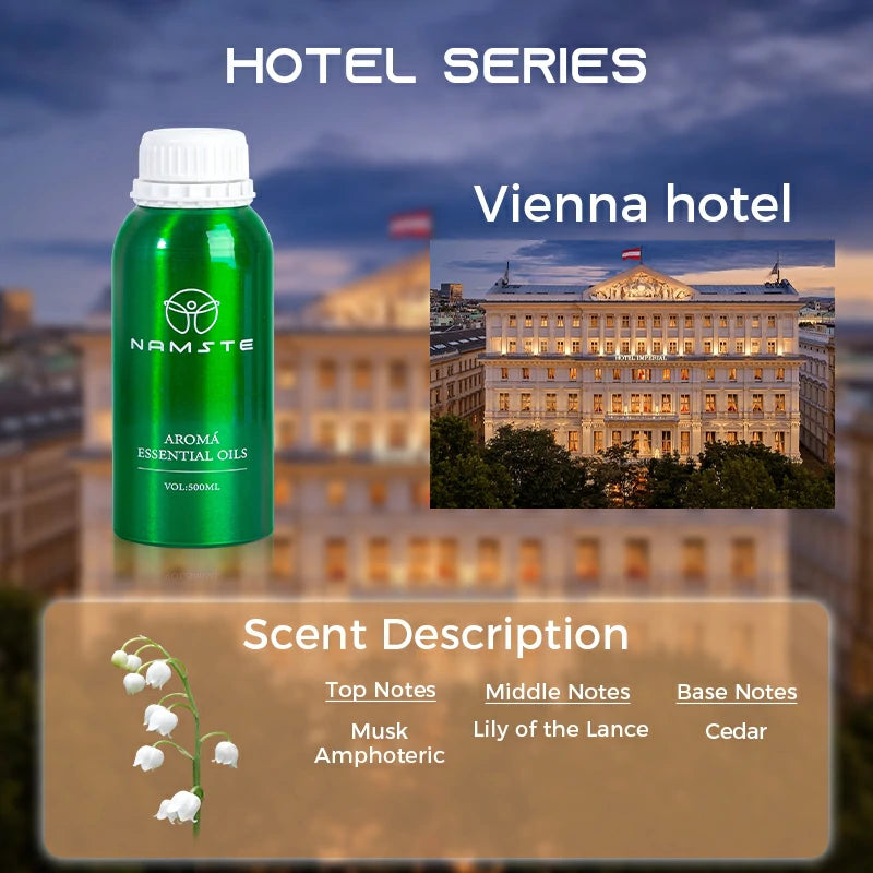 Namste Hotel Series Essential Oils 500ml - Premium Scents for Hotels, Spas & Luxury Spaces