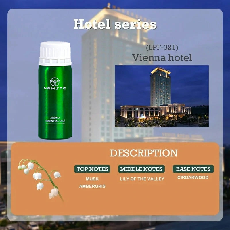 Namste Hotel Series Essential Oils 100ml - Premium Scents for Hotels, Spas & Luxury Spaces