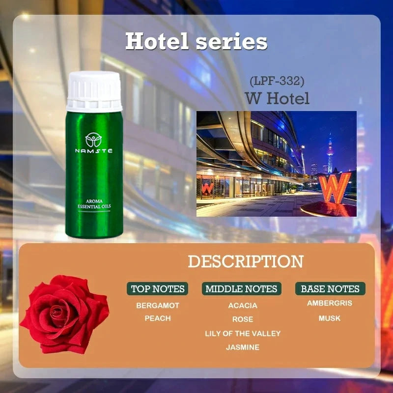 Namste Hotel Series Essential Oils 100ml - Premium Scents for Hotels, Spas & Luxury Spaces