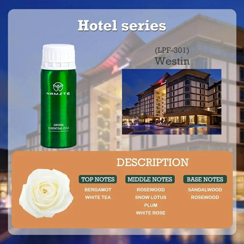 Namste Hotel Series Essential Oils 100ml - Premium Scents for Hotels, Spas & Luxury Spaces