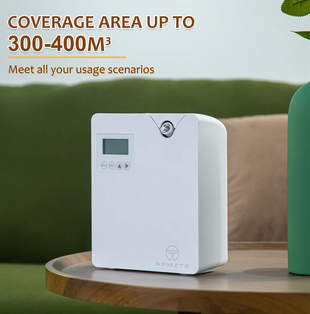 Namste Essential Oil Diffuser – WiFi & Bluetooth for Compact Spaces (In Stock)