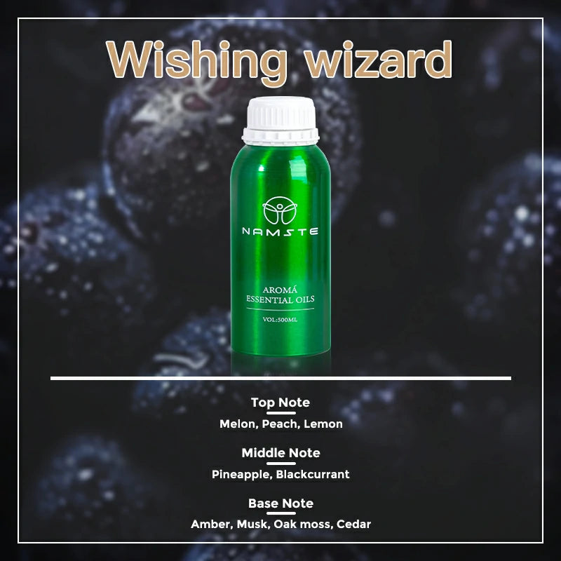 Namste Perfume Essential Oils 500ml Series - Luxurious Fragrances for Diffusers, Ideal for Home & Office Spaces