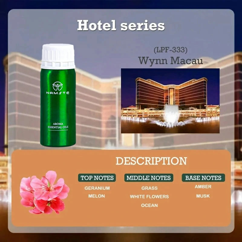 Namste Hotel Series Essential Oils 100ml - Premium Scents for Hotels, Spas & Luxury Spaces