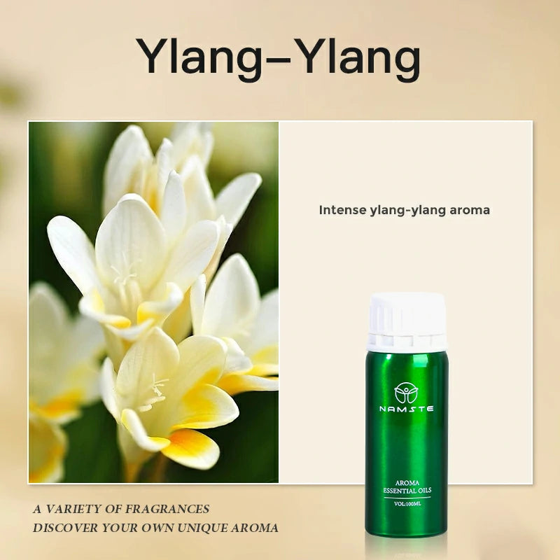 Namste Perfume Essential Oils 100ml Series - Luxurious Fragrances for Diffusers, Ideal for Home & Office Spaces