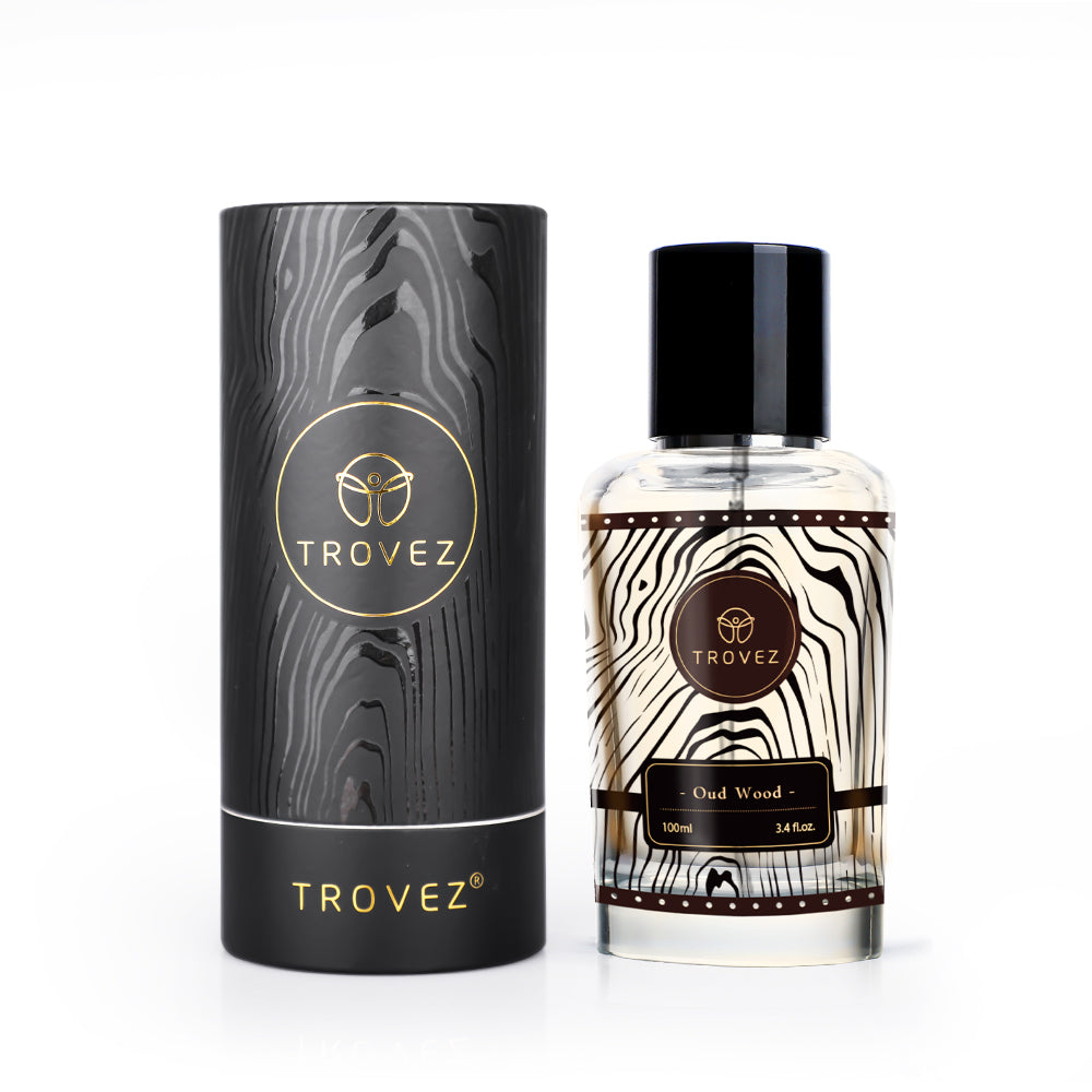 Oud Wood Perfume – Unisex Long-Lasting Fragrance, Rich Woody Scent for Men & Women, Romantic Gift Body Spray