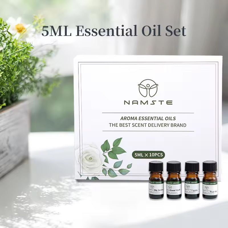 5ML Aromatherapy Oils 10-Pack – Choose Your Scent for Home, Hotel, Office