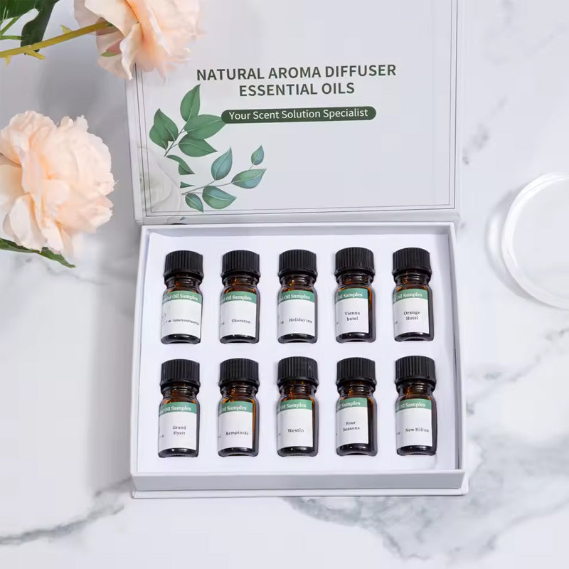 5ML Aromatherapy Oils 10-Pack – Choose Your Scent for Home, Hotel, Office