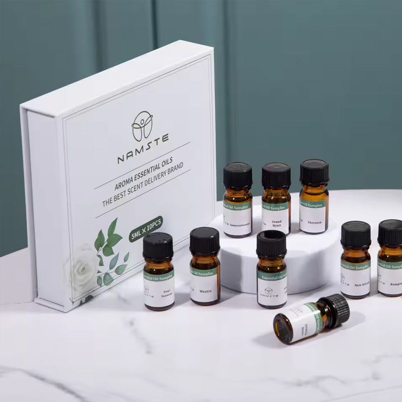 5ML Aromatherapy Oils 10-Pack – Choose Your Scent for Home, Hotel, Office